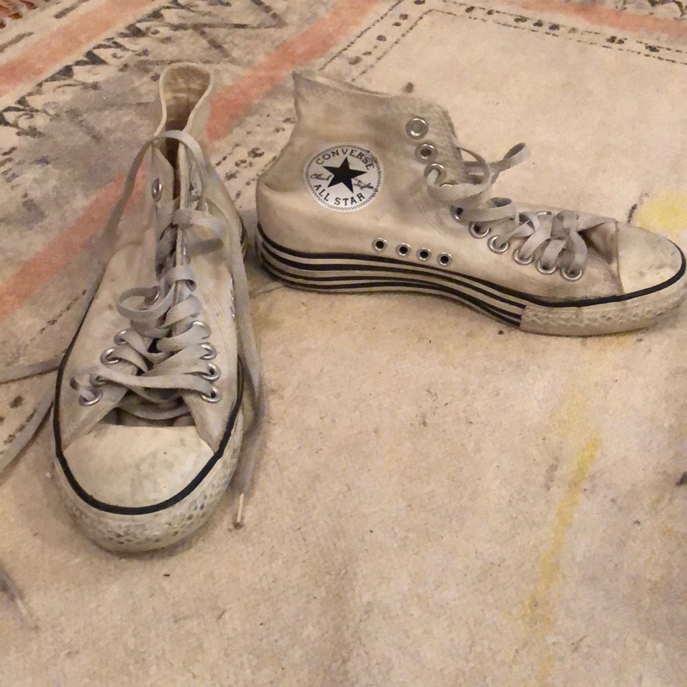 White high top converse